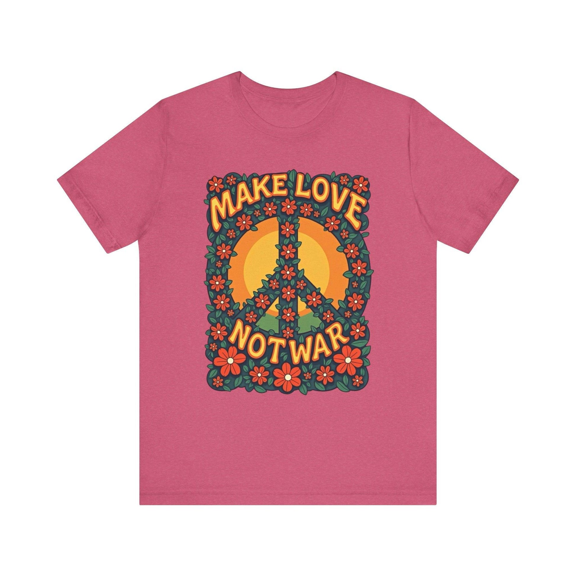 Peace Sign T-Shirt for Love and Unity in Any Size - Even Keel LLC