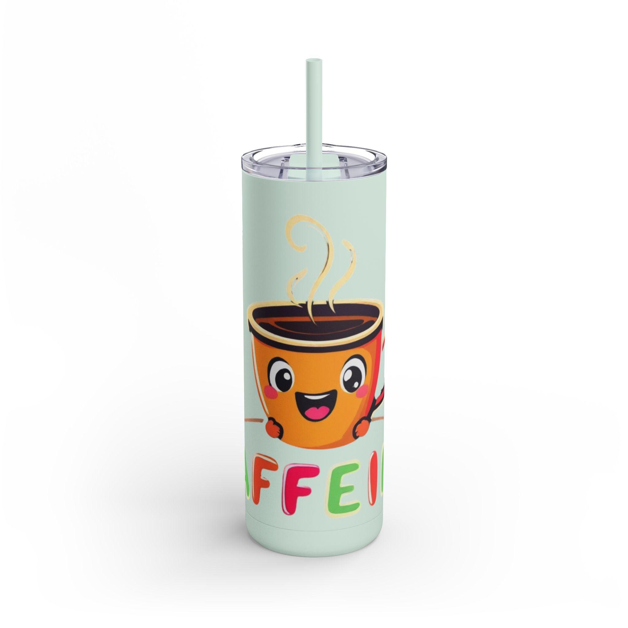 Matte Tumbler: Caffeine 20oz Stylish Insulated Mug - Even Keel LLC