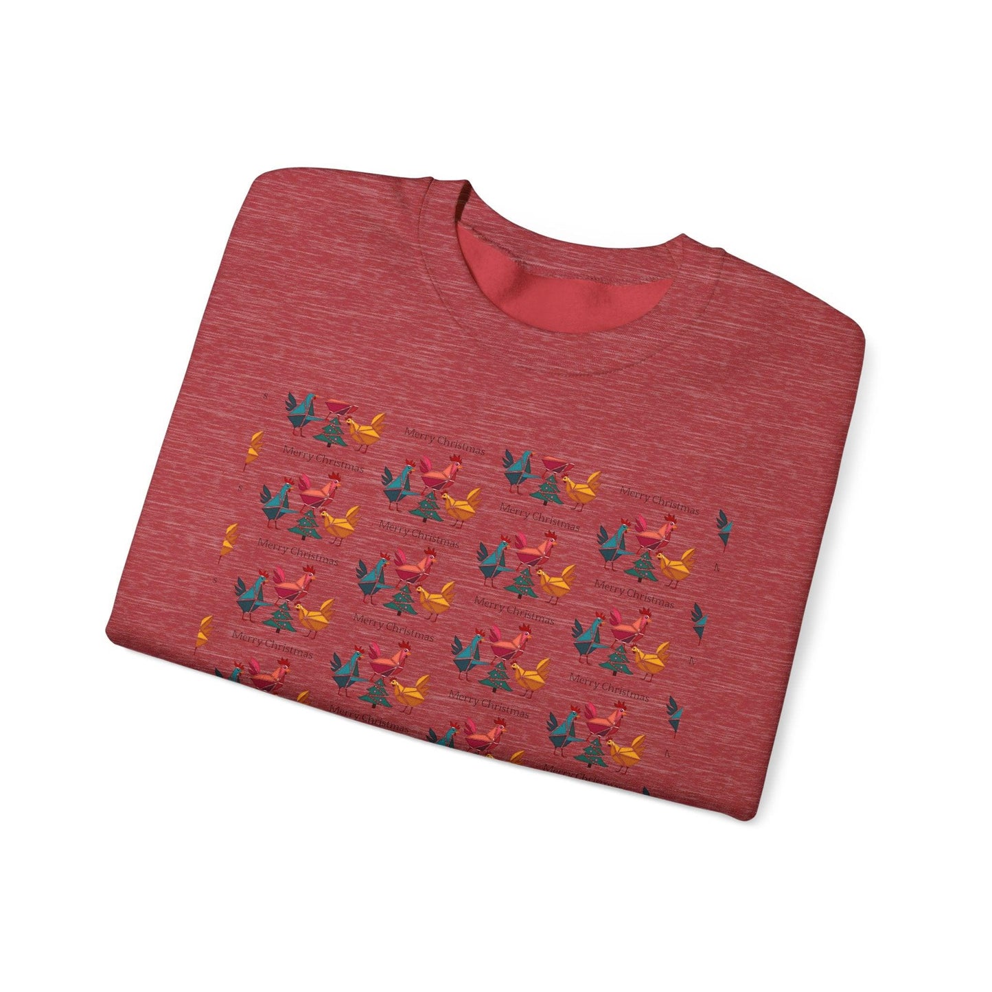 Ugly Christmas Chicken Crewneck Sweatshirt for Comfort - Even Keel LLC