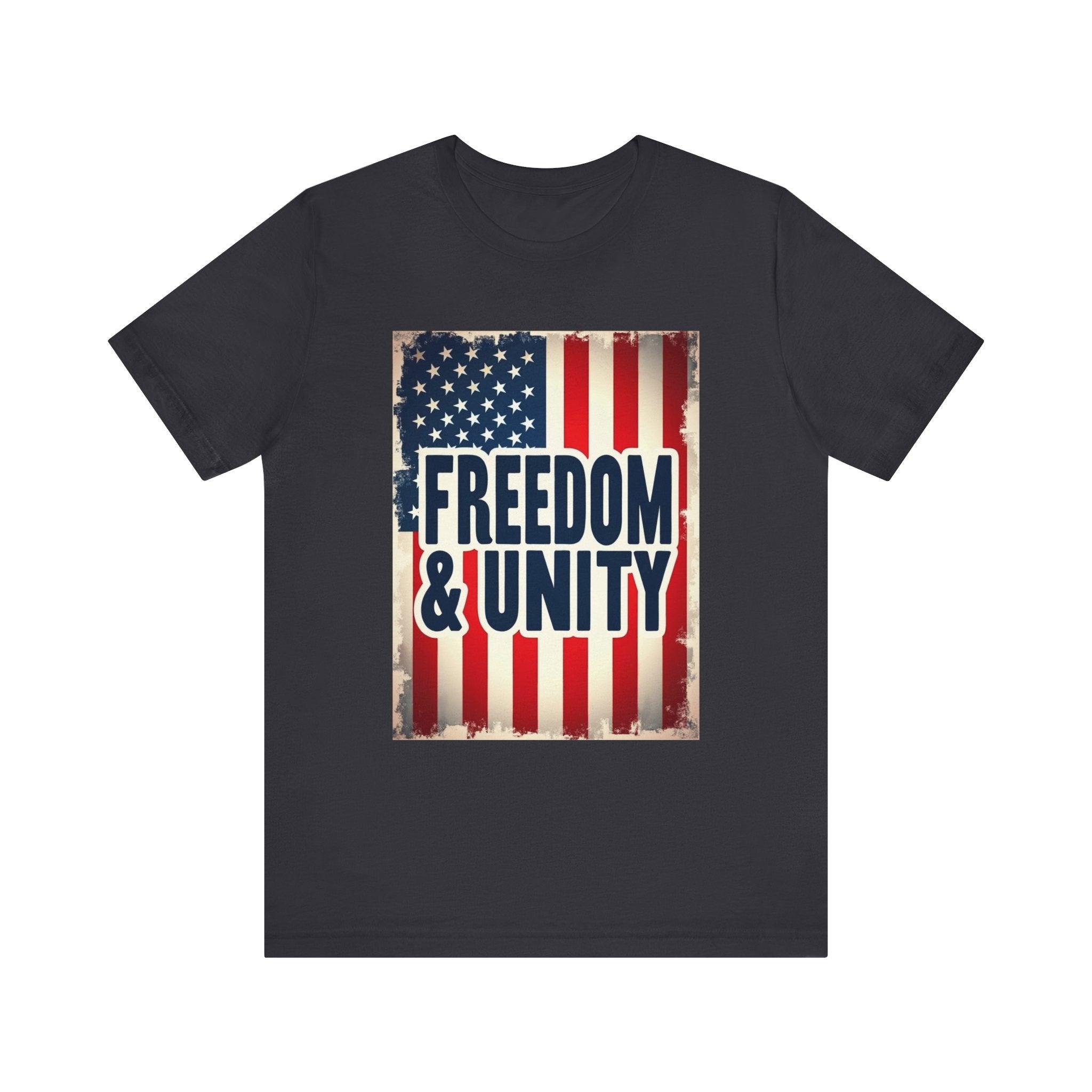 Freedom and Unity Unisex Tee for Everyday Casual Wear - Even Keel LLC