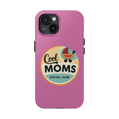 Retro Cool Moms Social Club Tough Phone Cases for Phones - Even Keel LLC