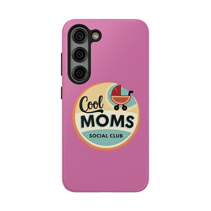 Retro Cool Moms Social Club Tough Phone Cases for Phones - Even Keel LLC