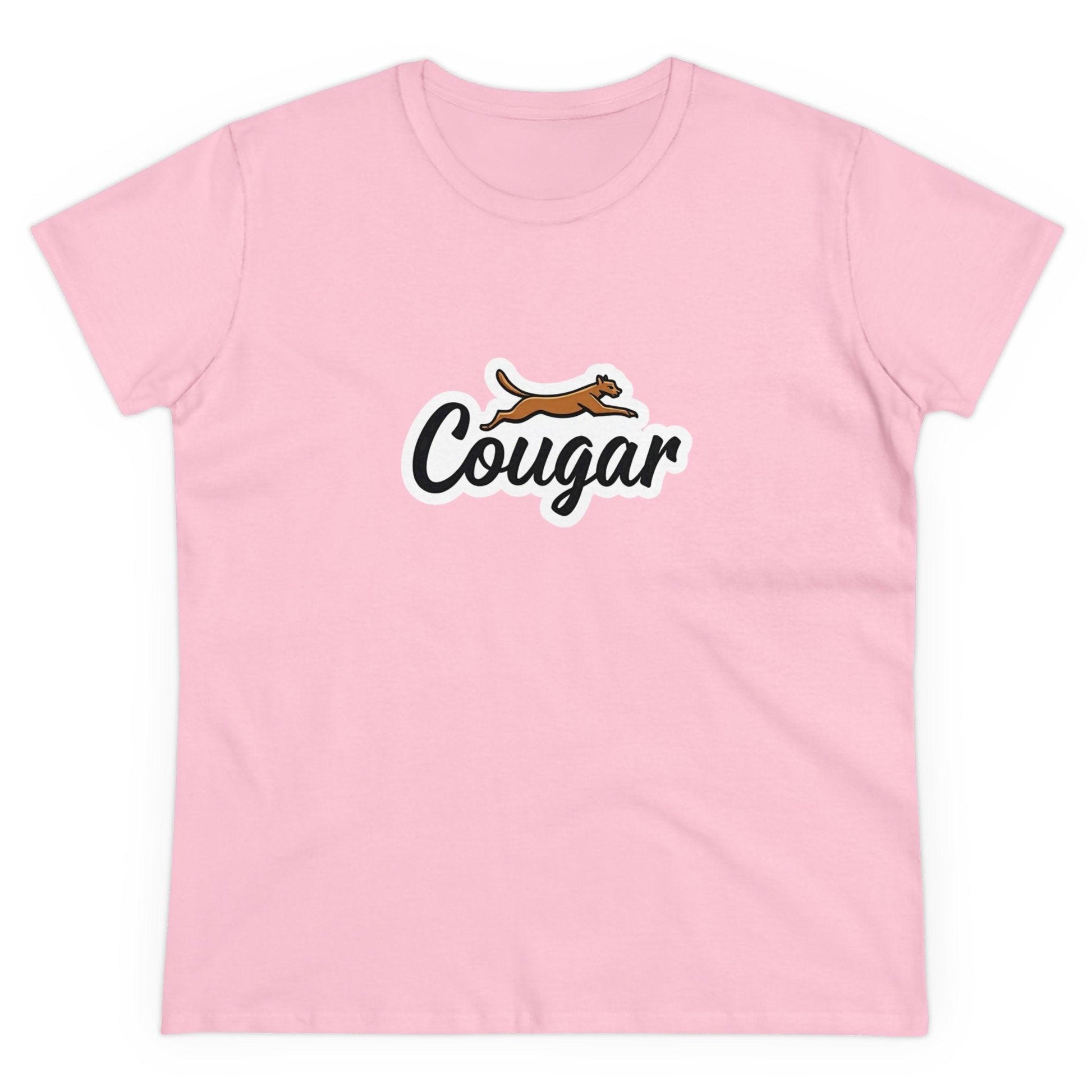 You're A Cougar Women's Midweight Cotton Tee Shirt - Even Keel LLC