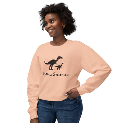 Mama Saurus Sweatshirt for Moms in Soft Cotton Fabric - Even Keel LLC