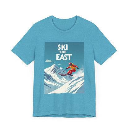 Ski The East Skiing T-Shirt for Outdoor Adventure Wear - Even Keel LLC