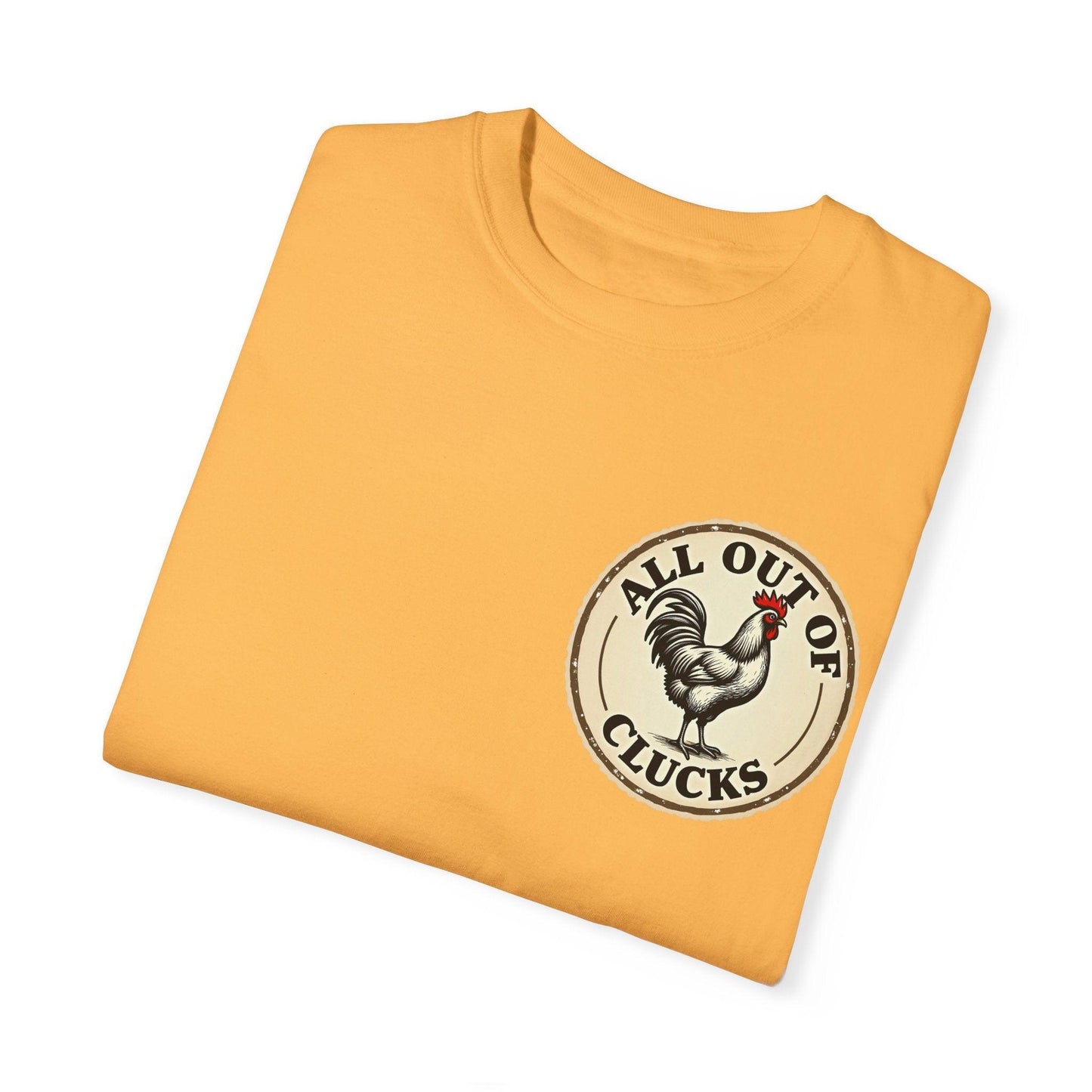 Funny All Out of Clucks Men's T-shirt for Casual Wear - Even Keel LLC