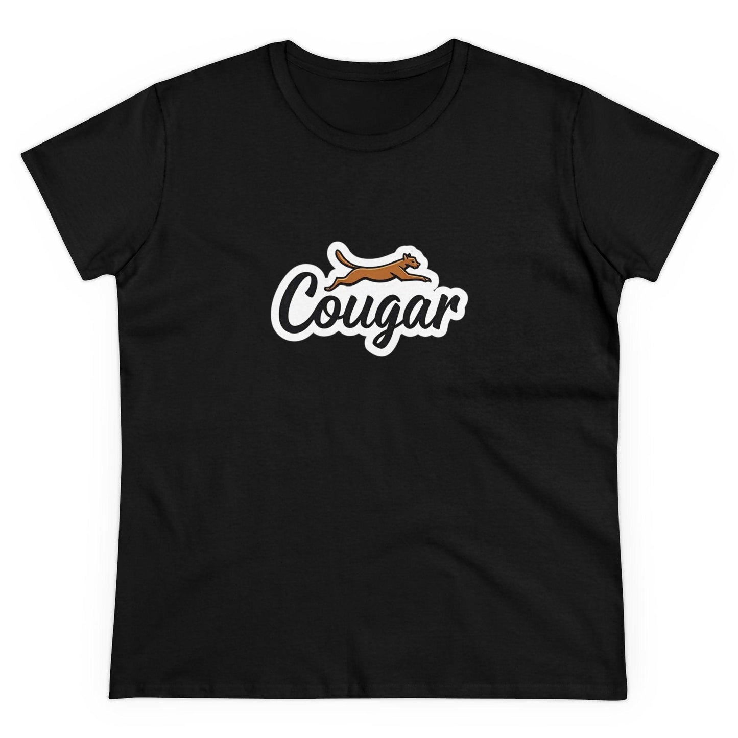 You're A Cougar Women's Midweight Cotton Tee Shirt - Even Keel LLC