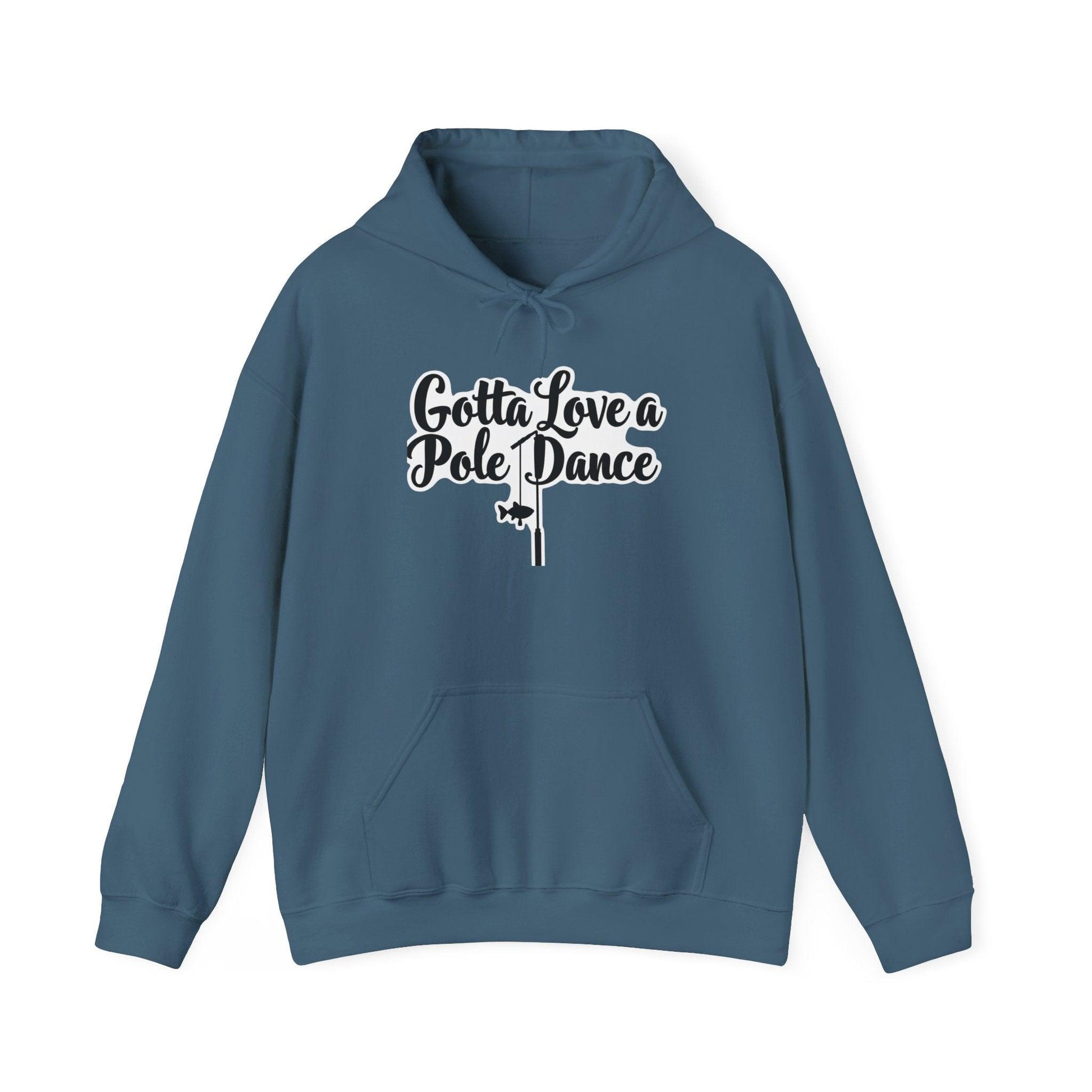 Fishing Pole Dance Hooded Sweatshirt for Cozy Comfort - Even Keel LLC