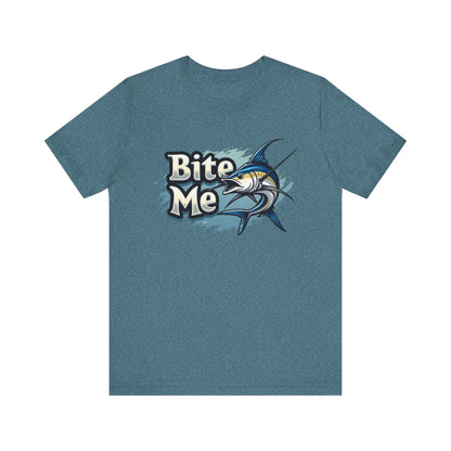 Swordfish Unisex Tee - Bite Me Design For Casual Style - Even Keel LLC