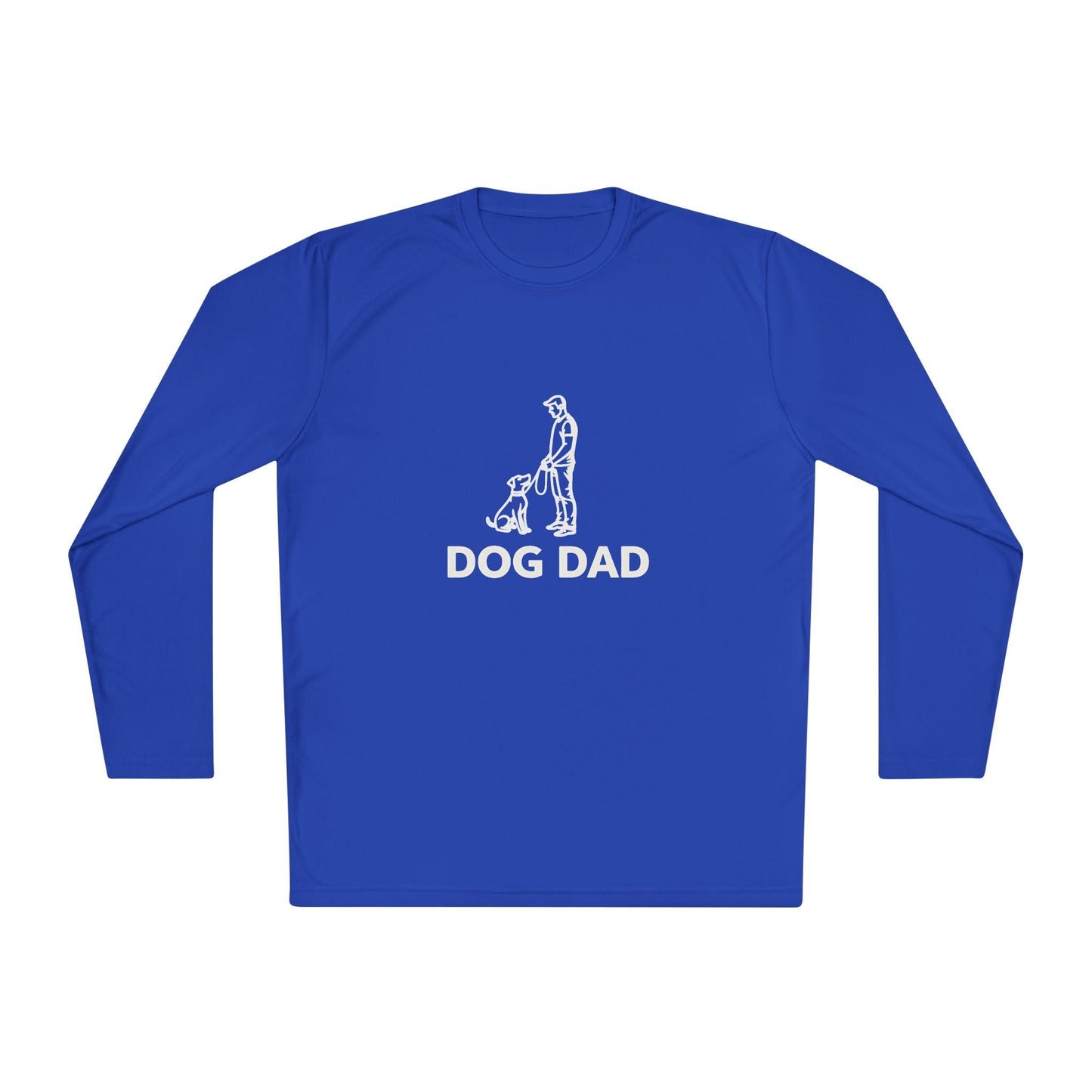 Dog Dad Performance Long Sleeve Tee for Active Dog Owners - Even Keel LLC