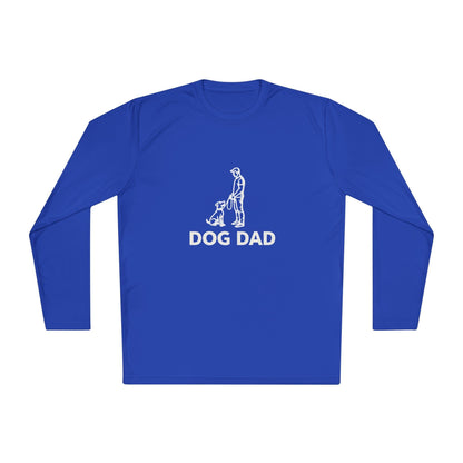 Dog Dad Performance Long Sleeve Tee for Active Dog Owners - Even Keel LLC