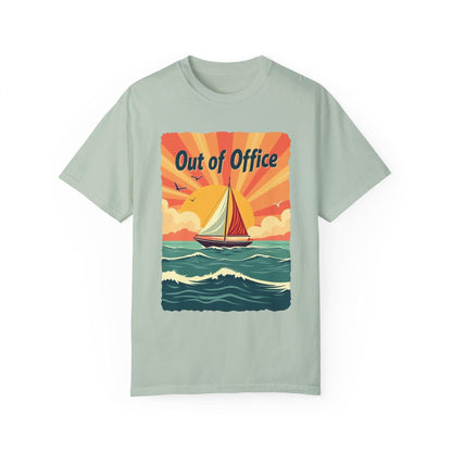 Ocean Sailing Out of Office Unisex Tee for Beach Lovers - Even Keel LLC