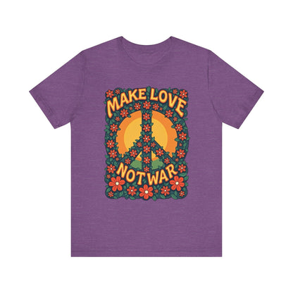 Peace Sign T-Shirt for Love and Unity in Any Size - Even Keel LLC