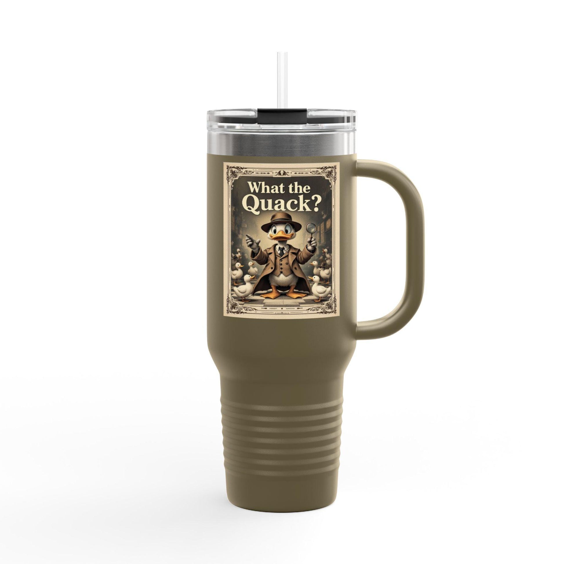 Travel Mug - What The Quack Design For Fun Hydration - Even Keel LLC