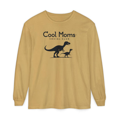 Dinosaur Long Sleeve T-Shirt for Cool Moms Social Club - Even Keel LLC