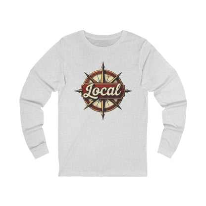 Long Sleeve Tee "LOCAL" Unisex Casual Wear for All - Even Keel LLC