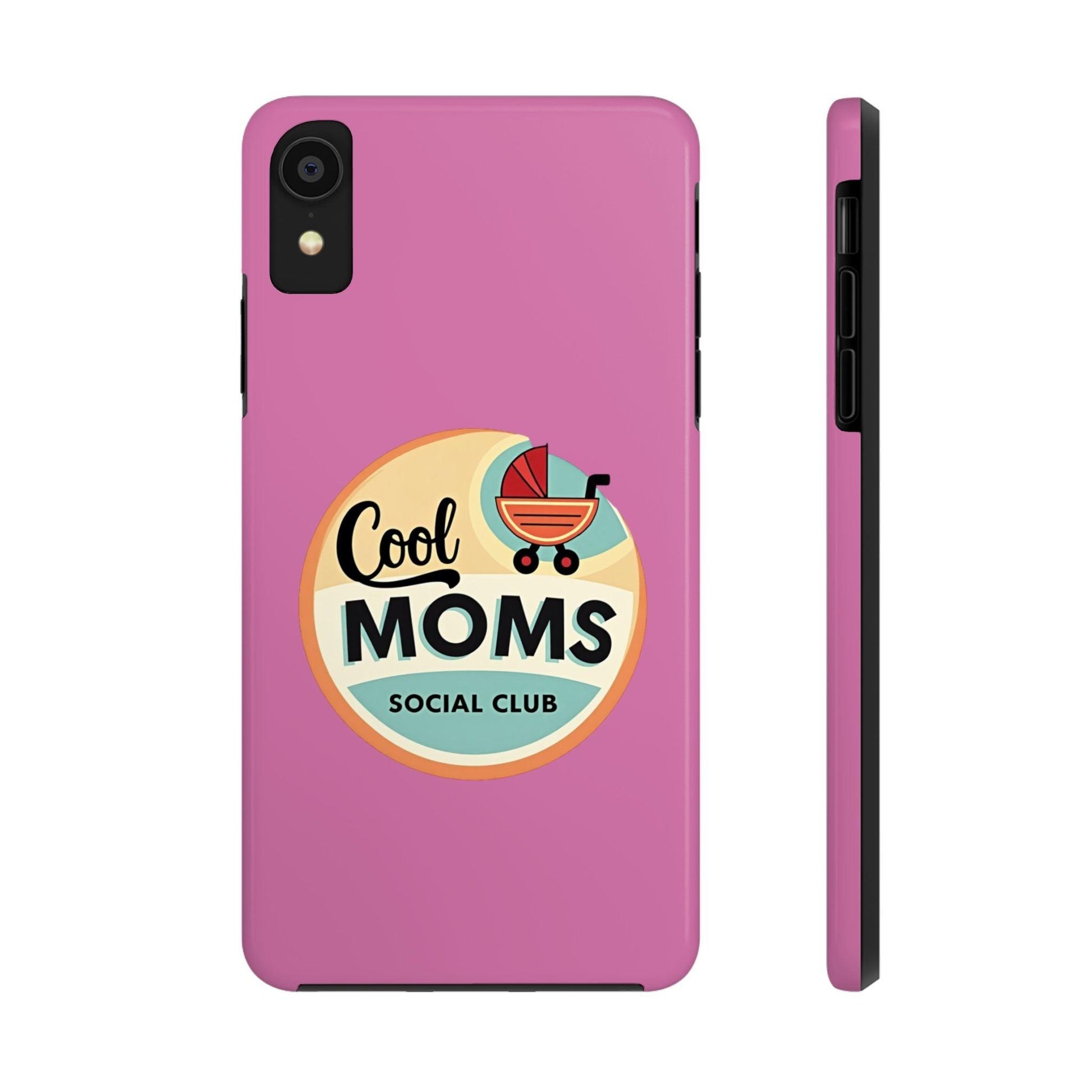 Retro Cool Moms Social Club Tough Phone Cases for Phones - Even Keel LLC