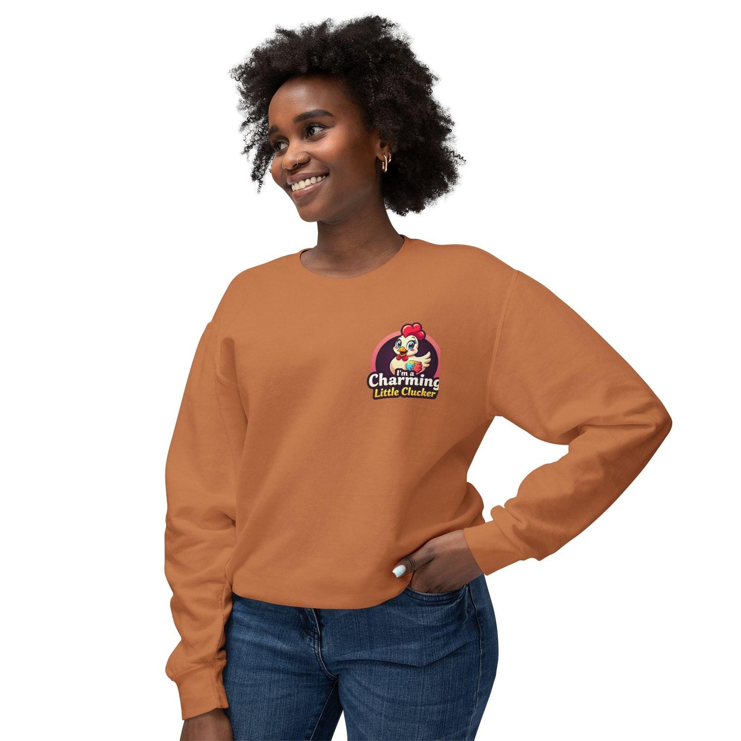 Funny Female Hen Lightweight Sweatshirt for Casual Wear - Even Keel LLC