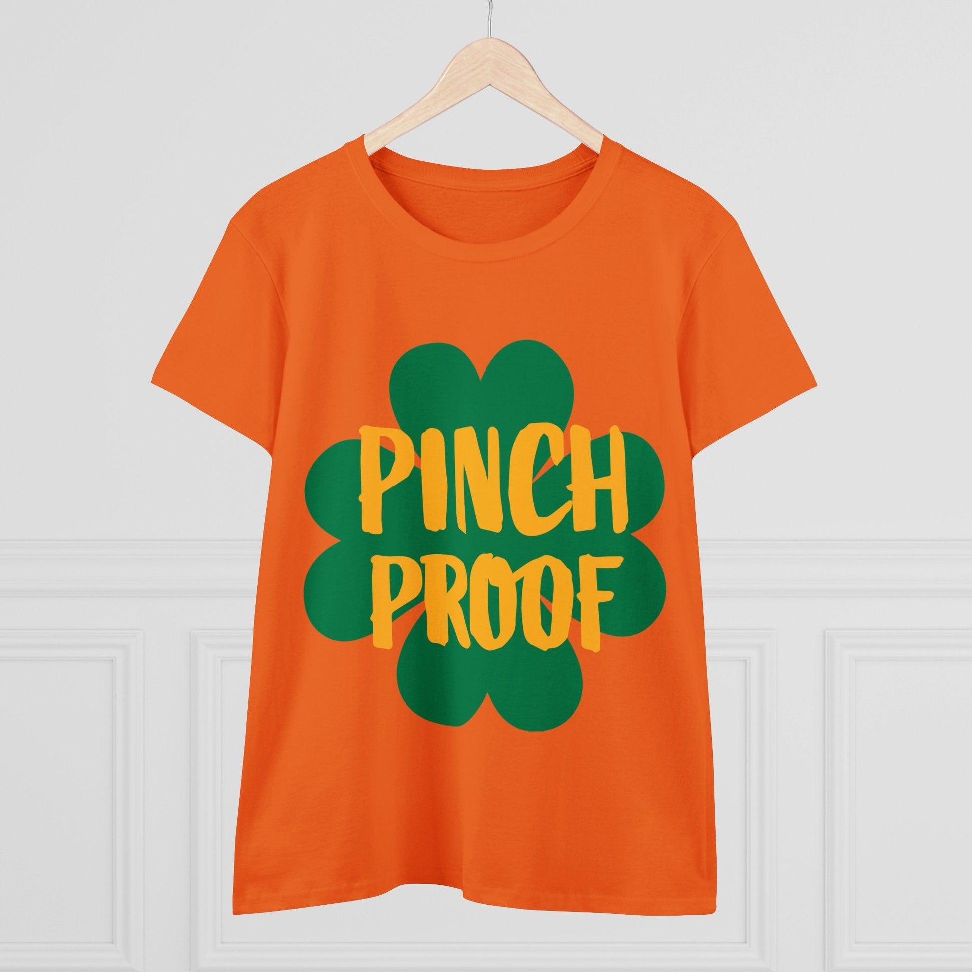 T-Shirt - Pinch Proof Irish Joke Women's Cotton Tee - Even Keel LLC