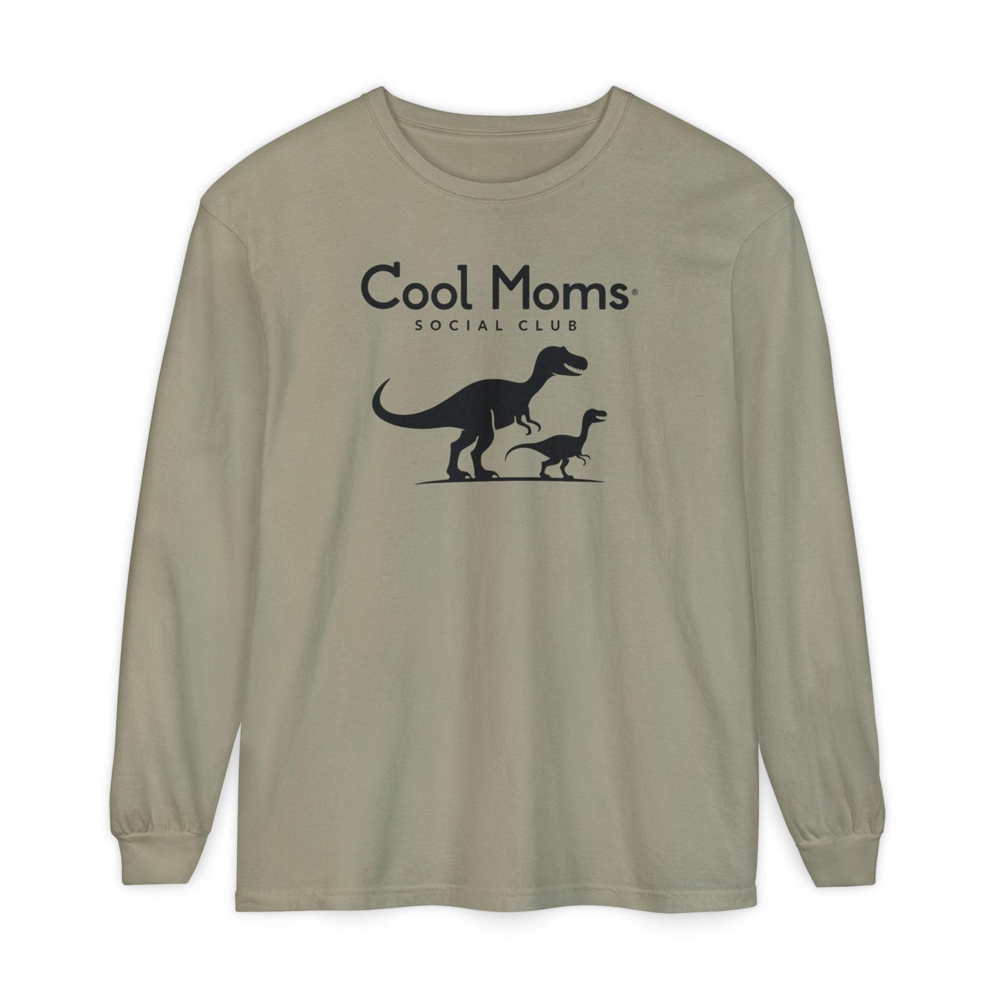 Dinosaur Long Sleeve T-Shirt for Cool Moms Social Club - Even Keel LLC