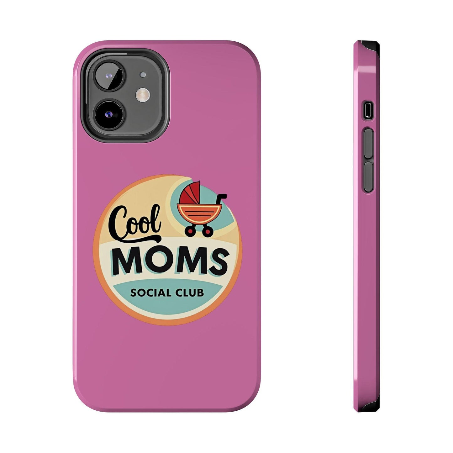 Retro Cool Moms Social Club Tough Phone Cases for Phones - Even Keel LLC