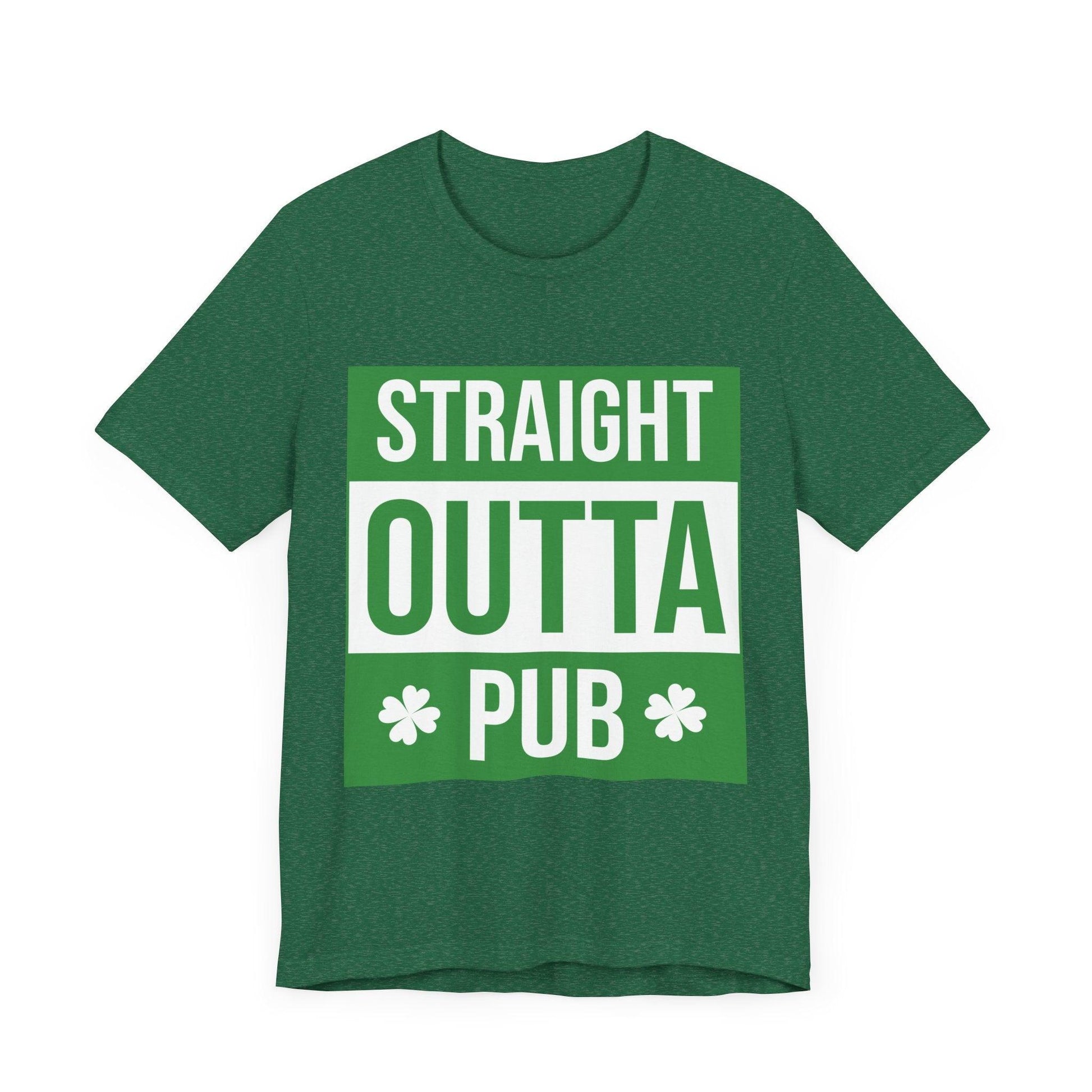 T-Shirt Straight Oughta Pub Design Unisex Jersey Style - Even Keel LLC