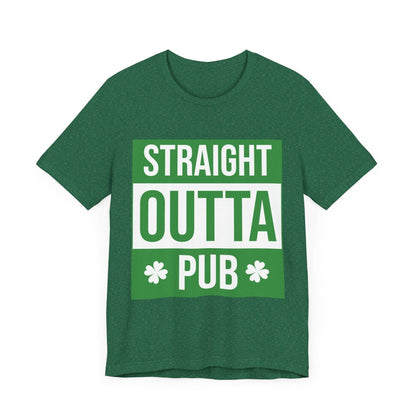 T-Shirt Straight Oughta Pub Design Unisex Jersey Style - Even Keel LLC