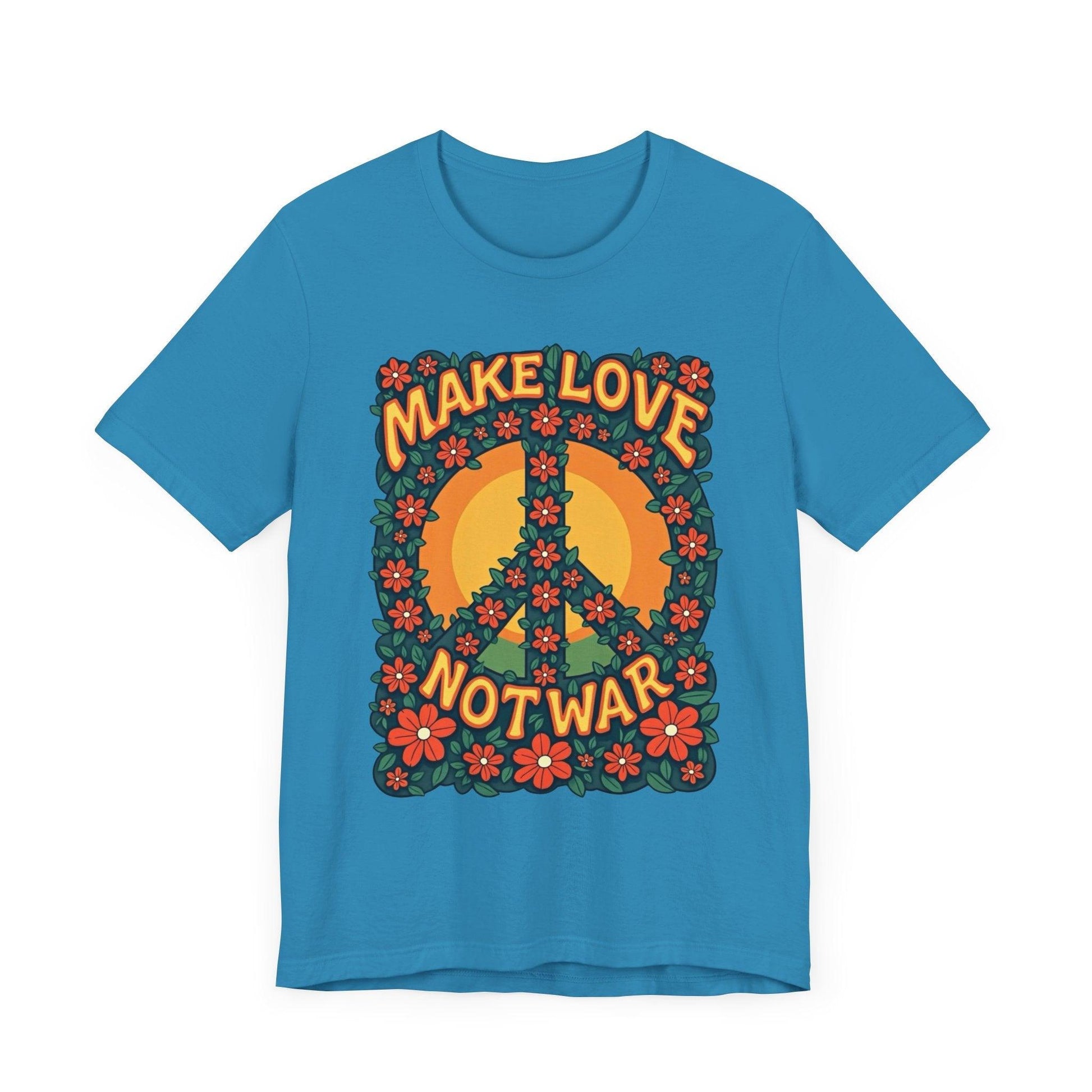 Peace Sign T-Shirt for Love and Unity in Any Size - Even Keel LLC