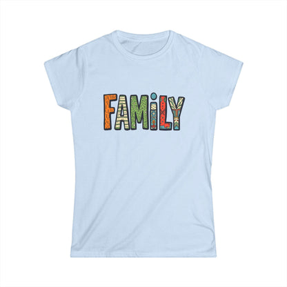 Family Tee - Women's Softstyle Casual T-Shirt for Families - Even Keel LLC