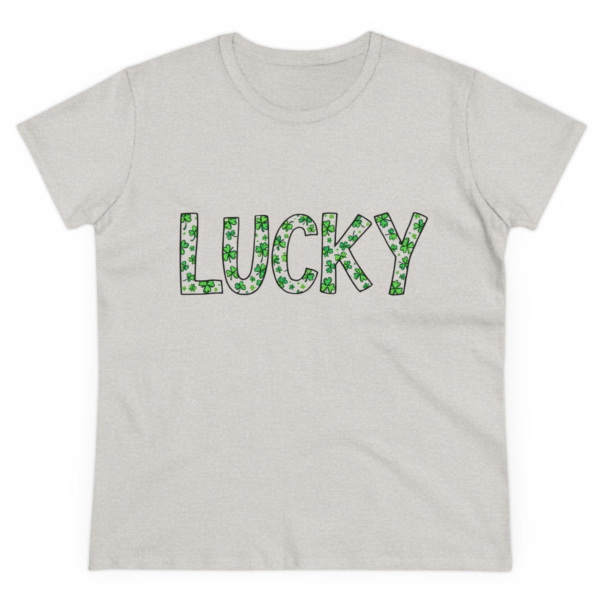 Women's Tee Lucky Shamrock Shirt for St. Patrick's Day Fun - Even Keel LLC