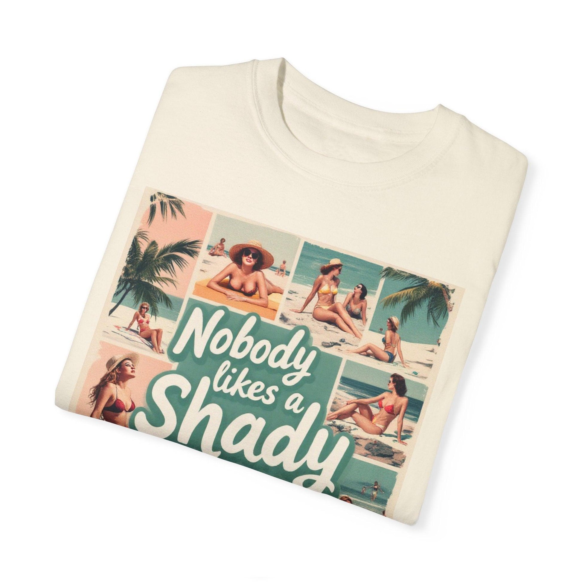 Retro Beach T-Shirt - Nobody Likes a Shady Beach Tee - Even Keel LLC