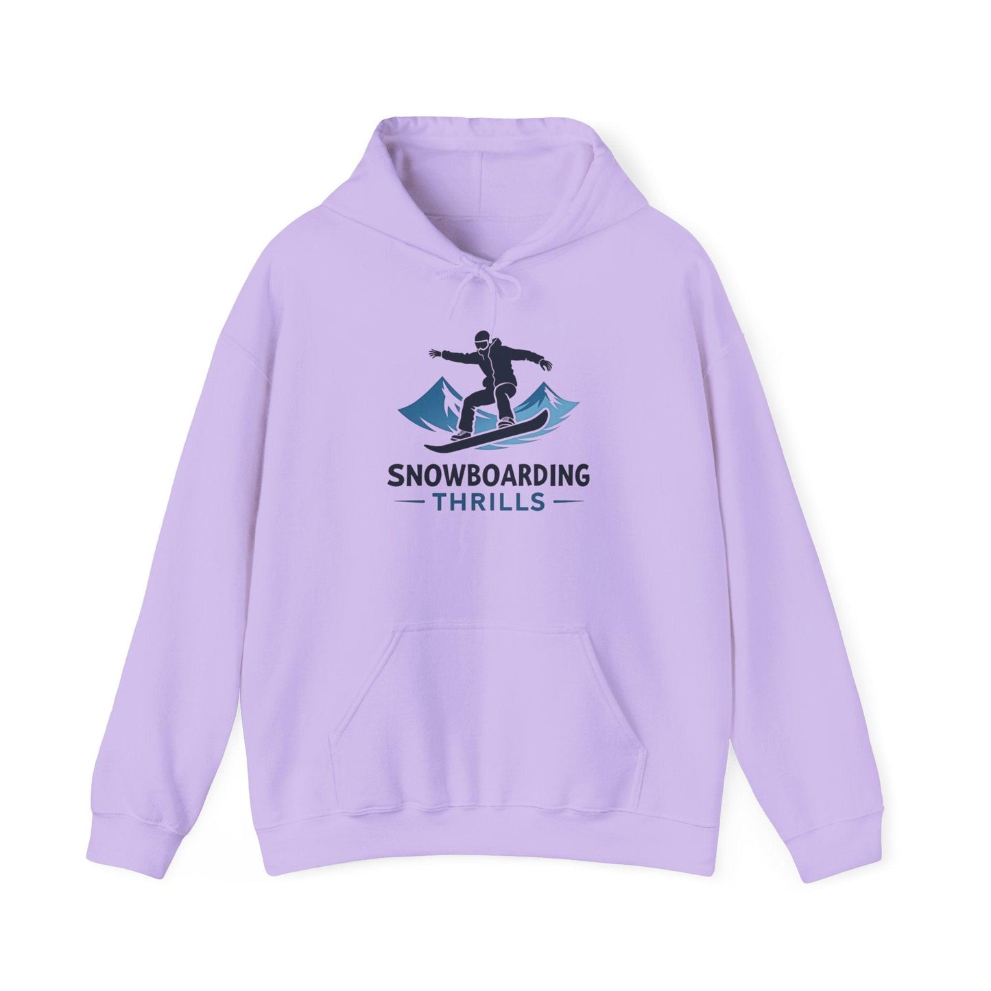 Snowboarding Thrills Hoodie for Winter Sports Lovers - Even Keel LLC