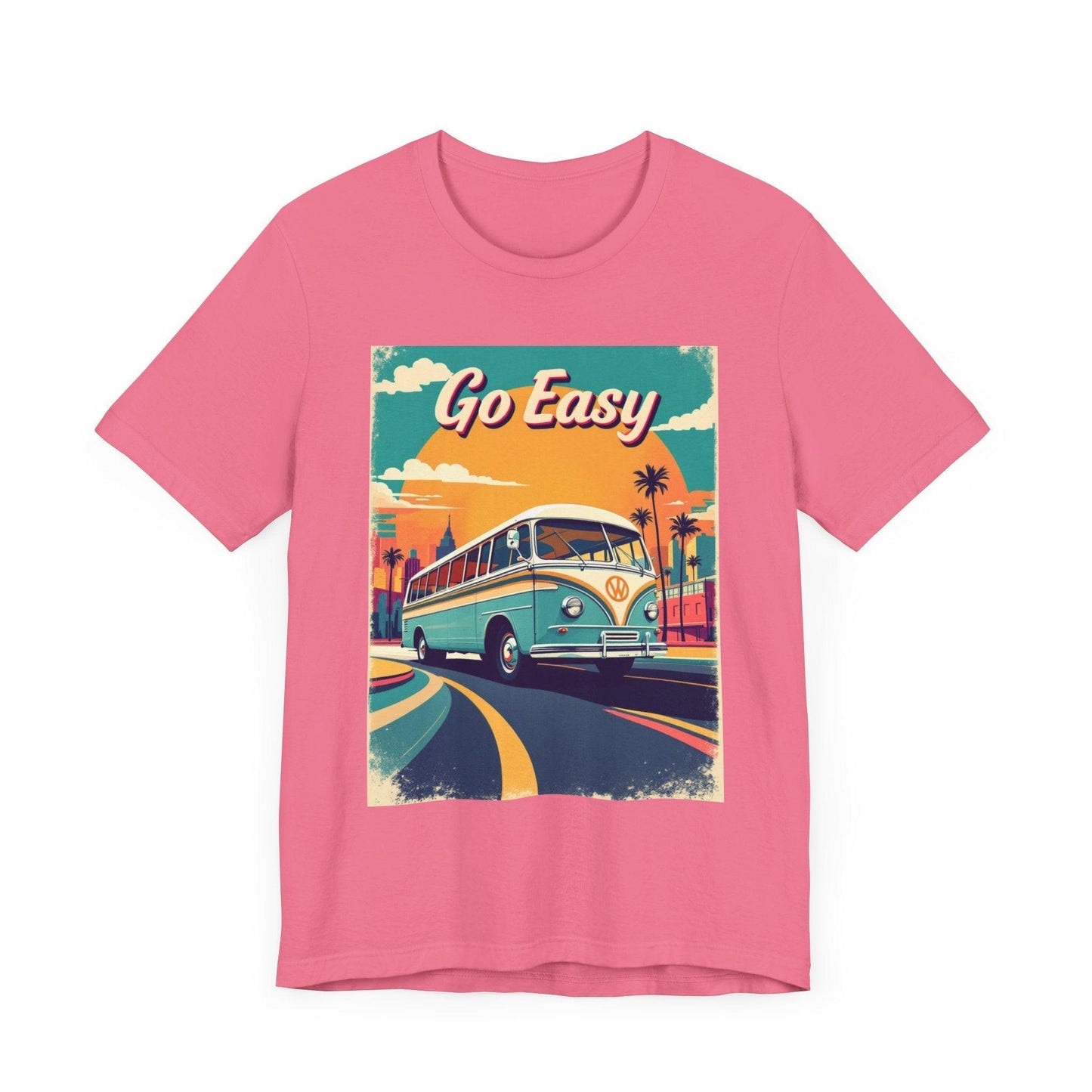 Retro 'Go Easy' Unisex Jersey Tee - Vintage Summer Shirt - Even Keel LLC