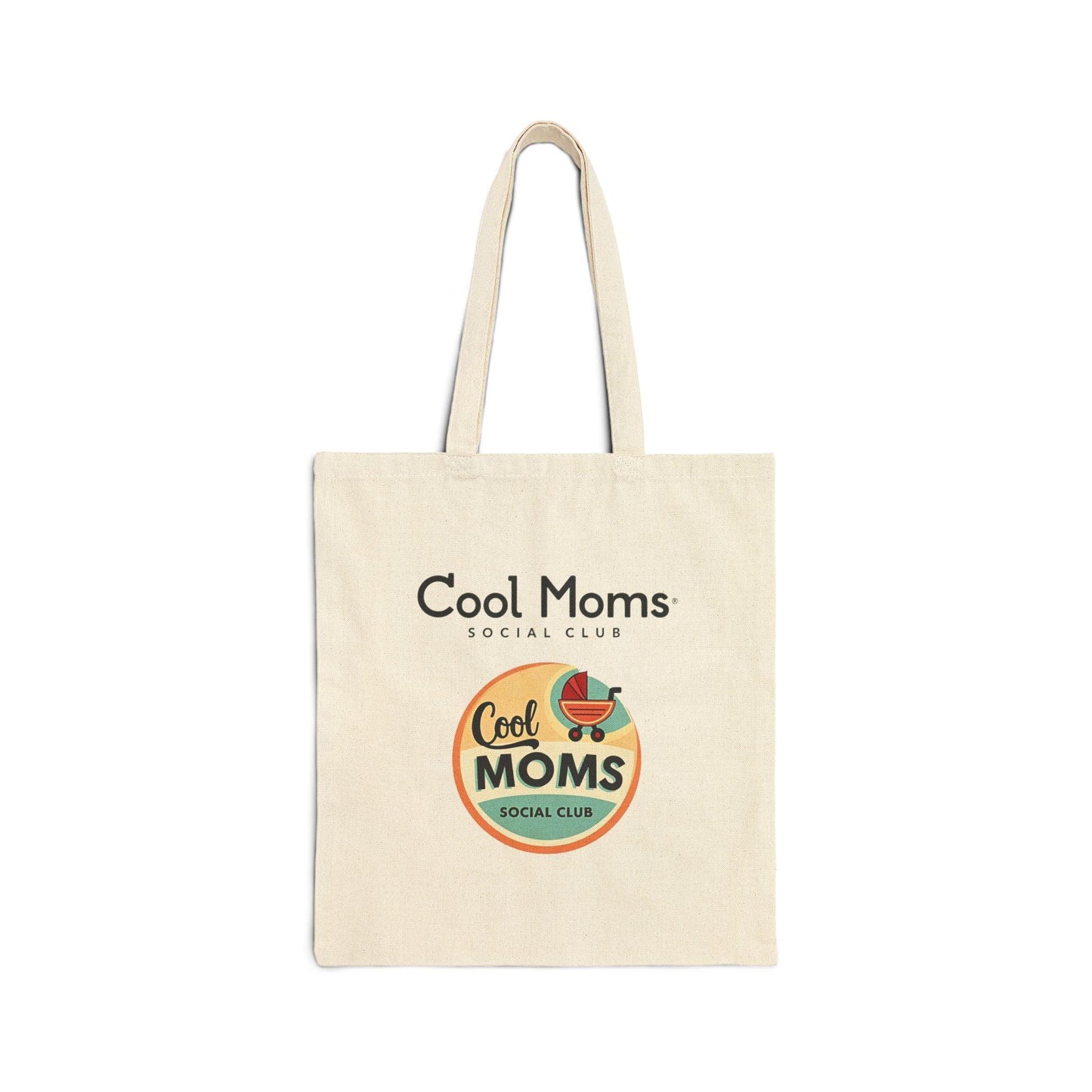 Tote Bag - Cool Moms Social Club Cartoon Retro Reusable Bag - Even Keel LLC