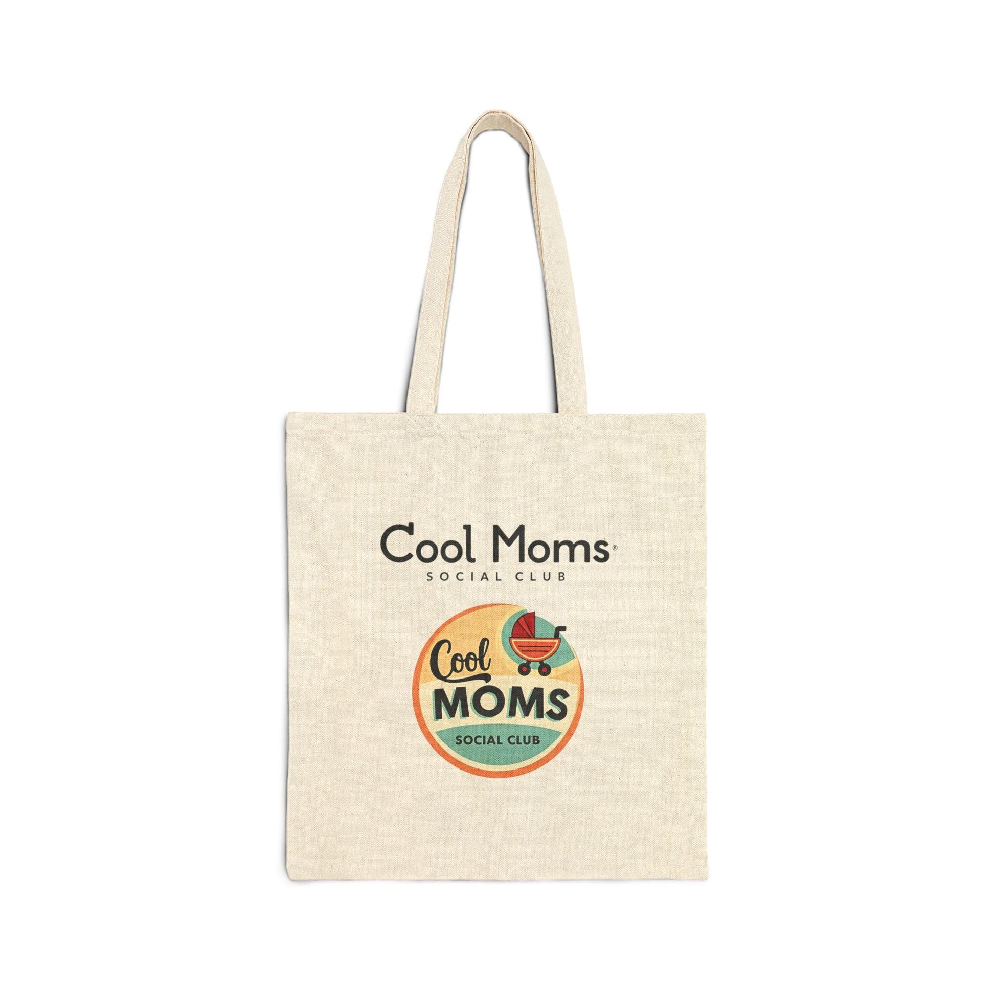 Tote Bag - Cool Moms Social Club Cartoon Retro Reusable Bag - Even Keel LLC