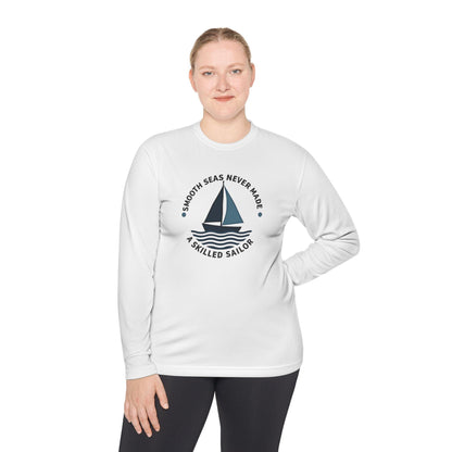 Smooth Seas Lightweight Performance Long Sleeve Tee for Activewear - Even Keel LLC