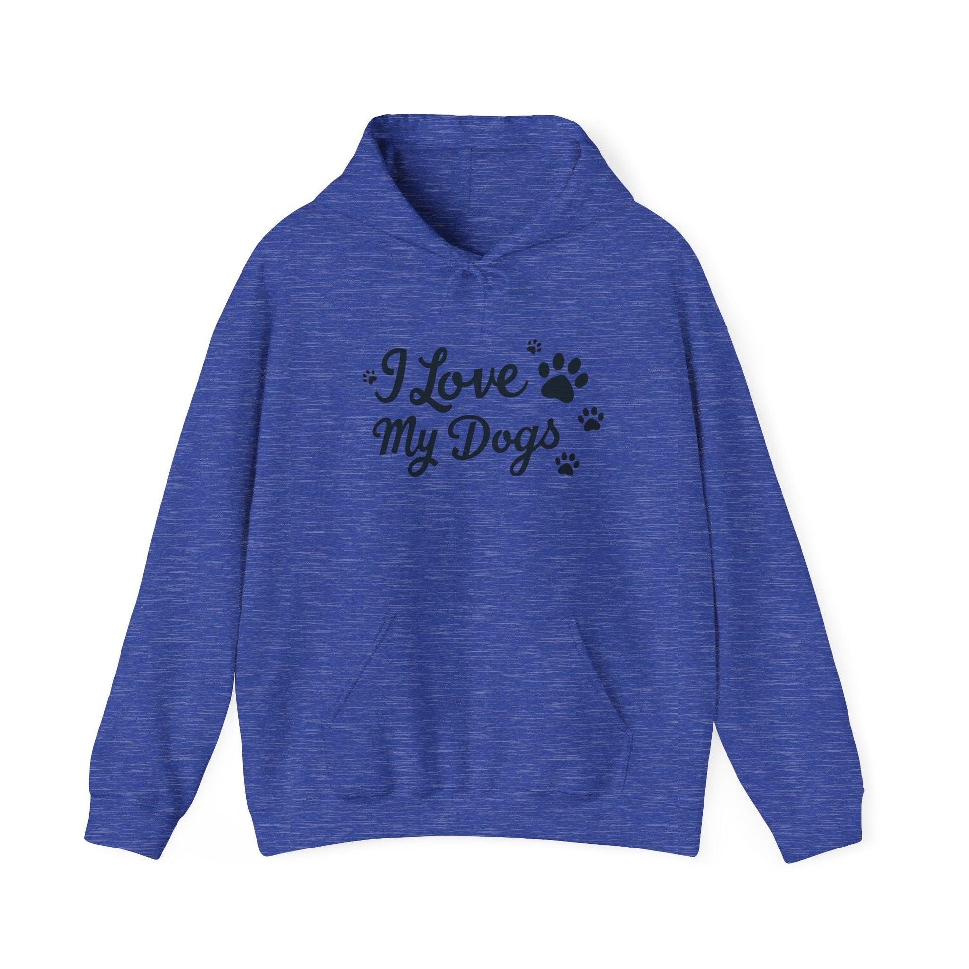 Dog Lover Hoodie - I Love My Dogs Design for Pet Lovers - Even Keel LLC