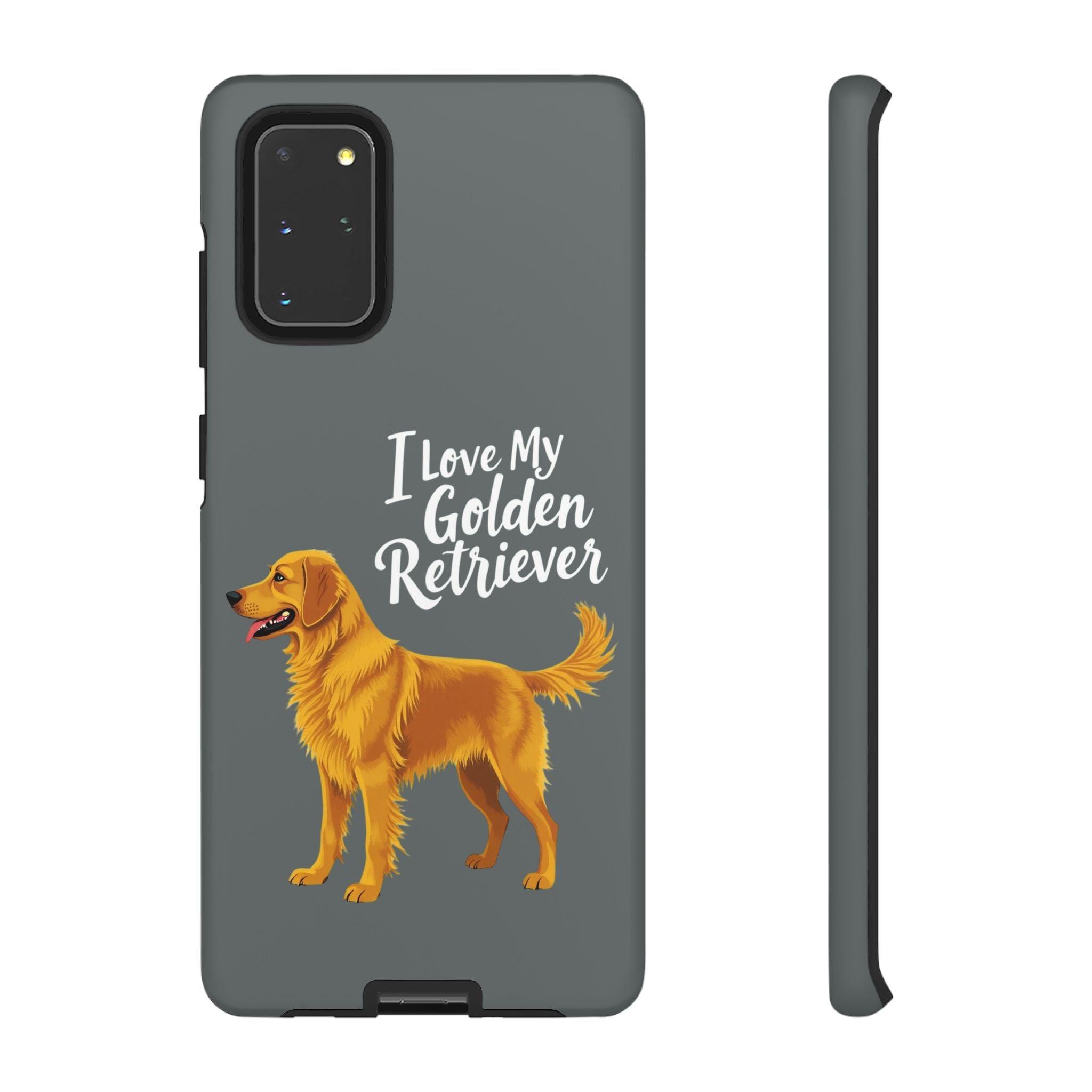 Phone Case I Love My Golden Retriever For Dog Lovers Style - Even Keel LLC