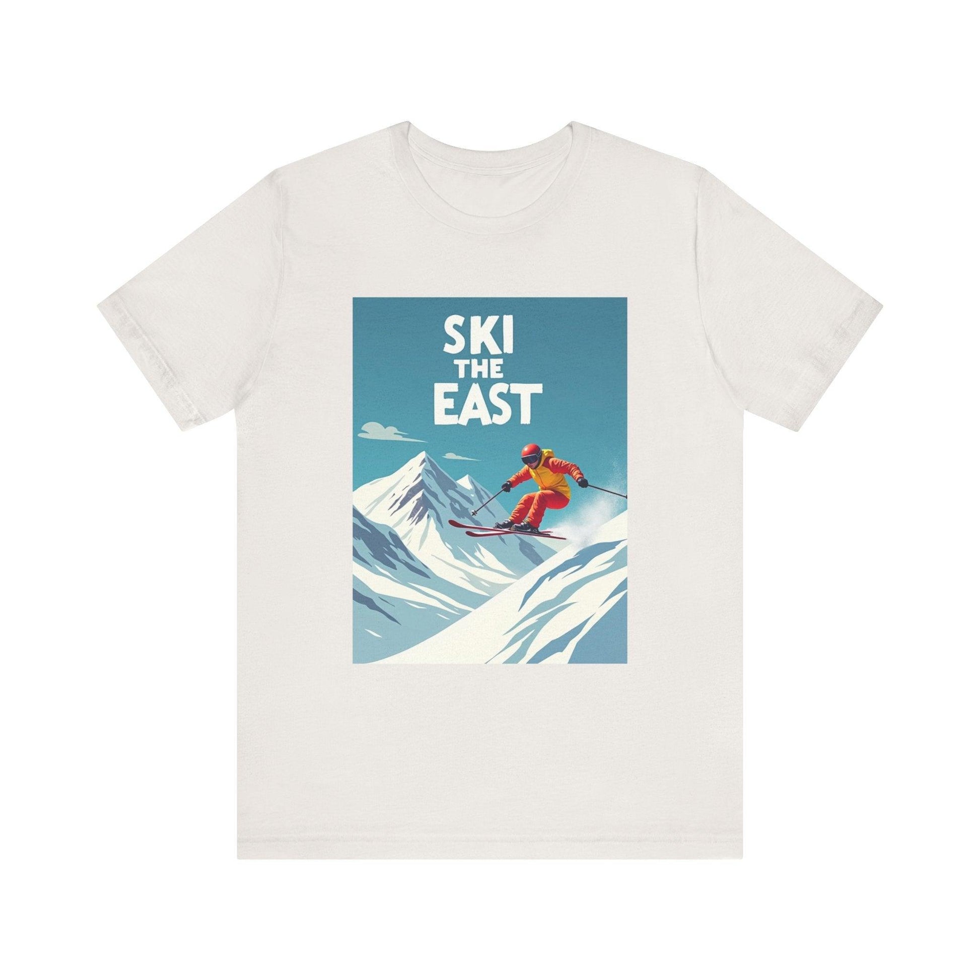 Ski The East Skiing T-Shirt for Outdoor Adventure Wear - Even Keel LLC