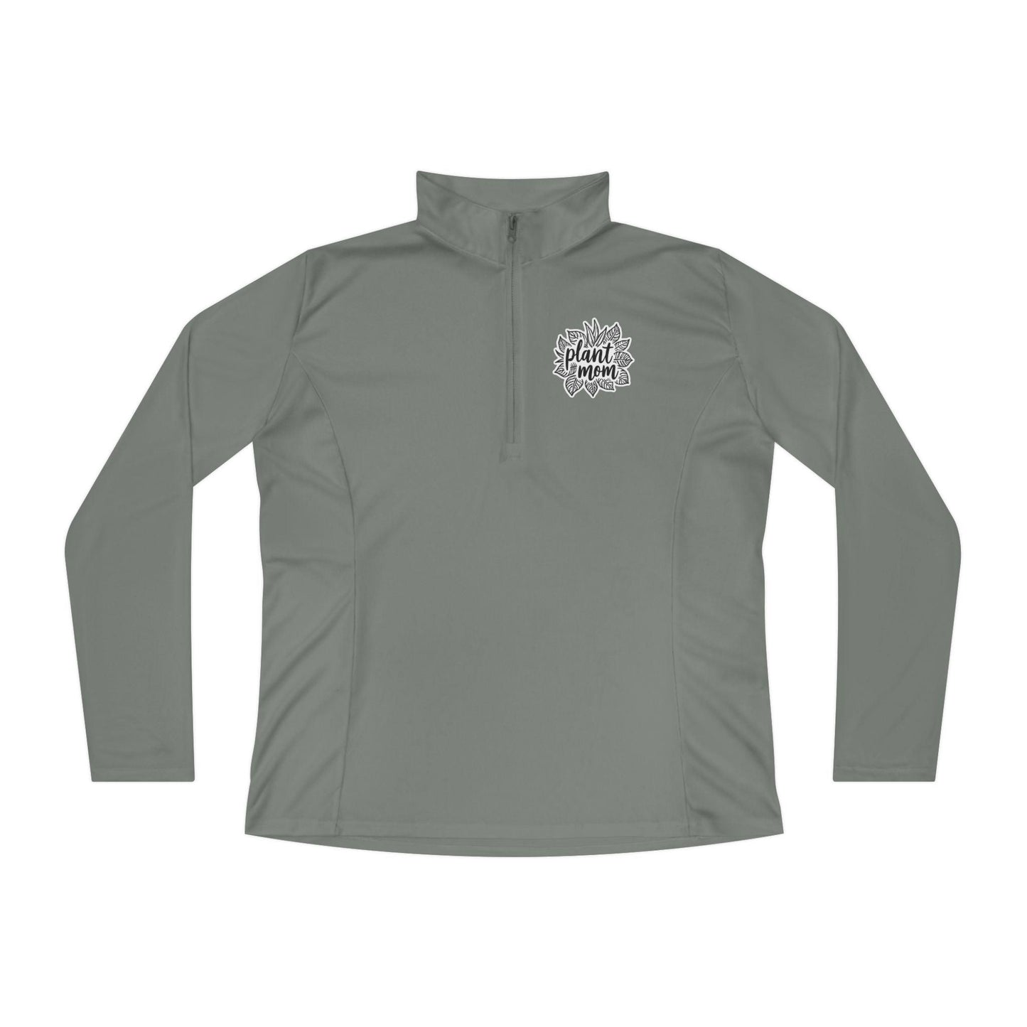 Plant Mom Quarter-Zip Pullover for Stylish Plant Lovers - Even Keel LLC