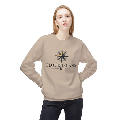 Nautical Block Island, RI Sweatshirt for Coastal Living - Even Keel LLC