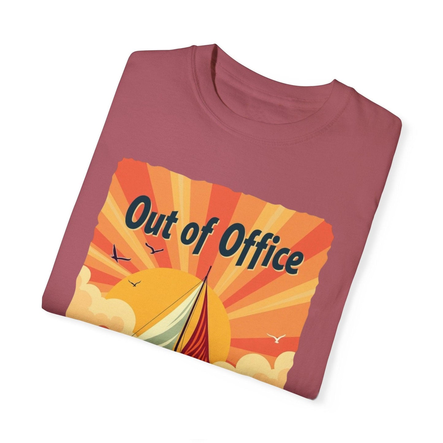 Ocean Sailing Out of Office Unisex Tee for Beach Lovers - Even Keel LLC