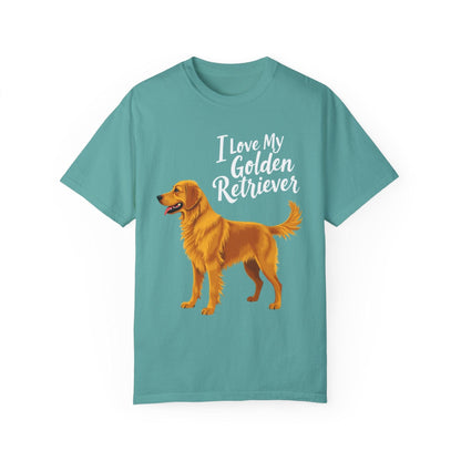 Golden Retriever Love T-shirt for Dog Lovers Unisex Tee - Even Keel LLC