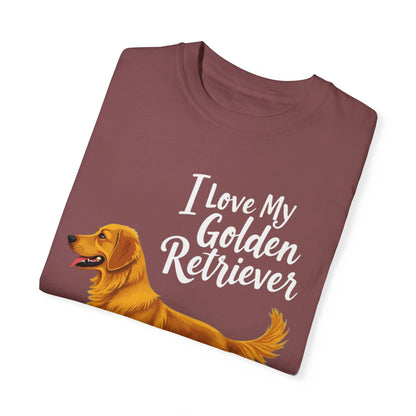 Golden Retriever Love T-shirt for Dog Lovers Unisex Tee - Even Keel LLC