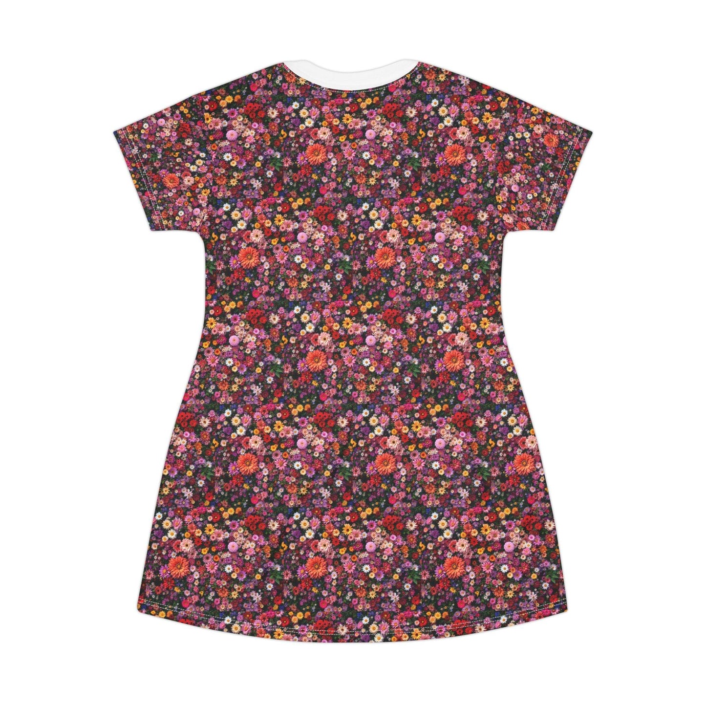 Floral Print T-Shirt Dress Casual Summer Style for Women - Even Keel LLC