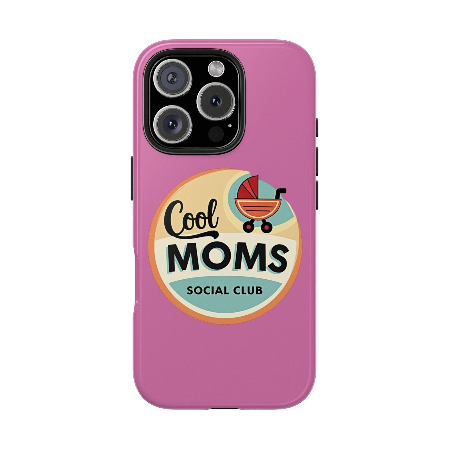 Retro Cool Moms Social Club Tough Phone Cases for Phones - Even Keel LLC