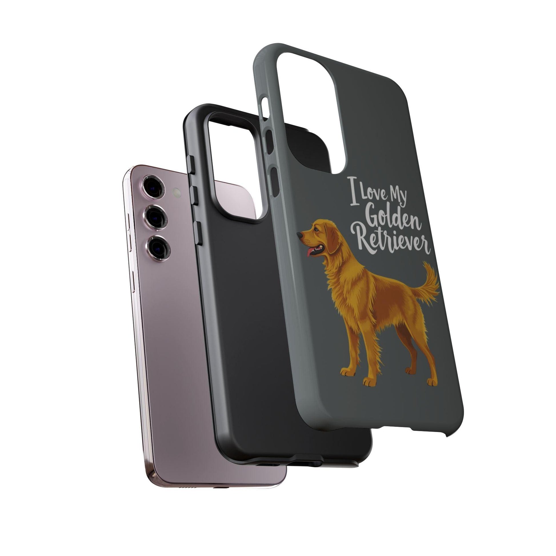 Phone Case I Love My Golden Retriever For Dog Lovers Style - Even Keel LLC