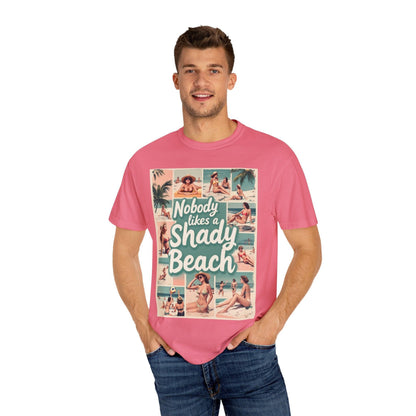 Retro Beach T-Shirt - Nobody Likes a Shady Beach Tee - Even Keel LLC