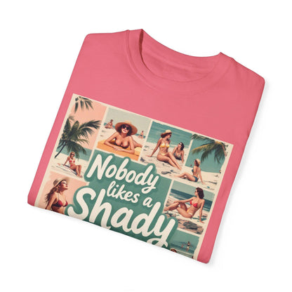 Retro Beach T-Shirt - Nobody Likes a Shady Beach Tee - Even Keel LLC