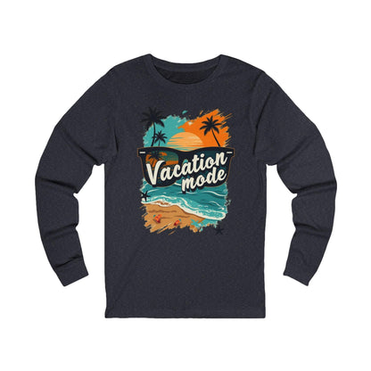 Vacation Mode Sunglasses Long Sleeve Tee for Relaxation - Even Keel LLC